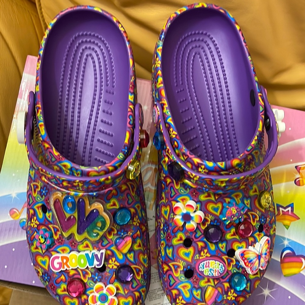 Lisa Frank x Crocs